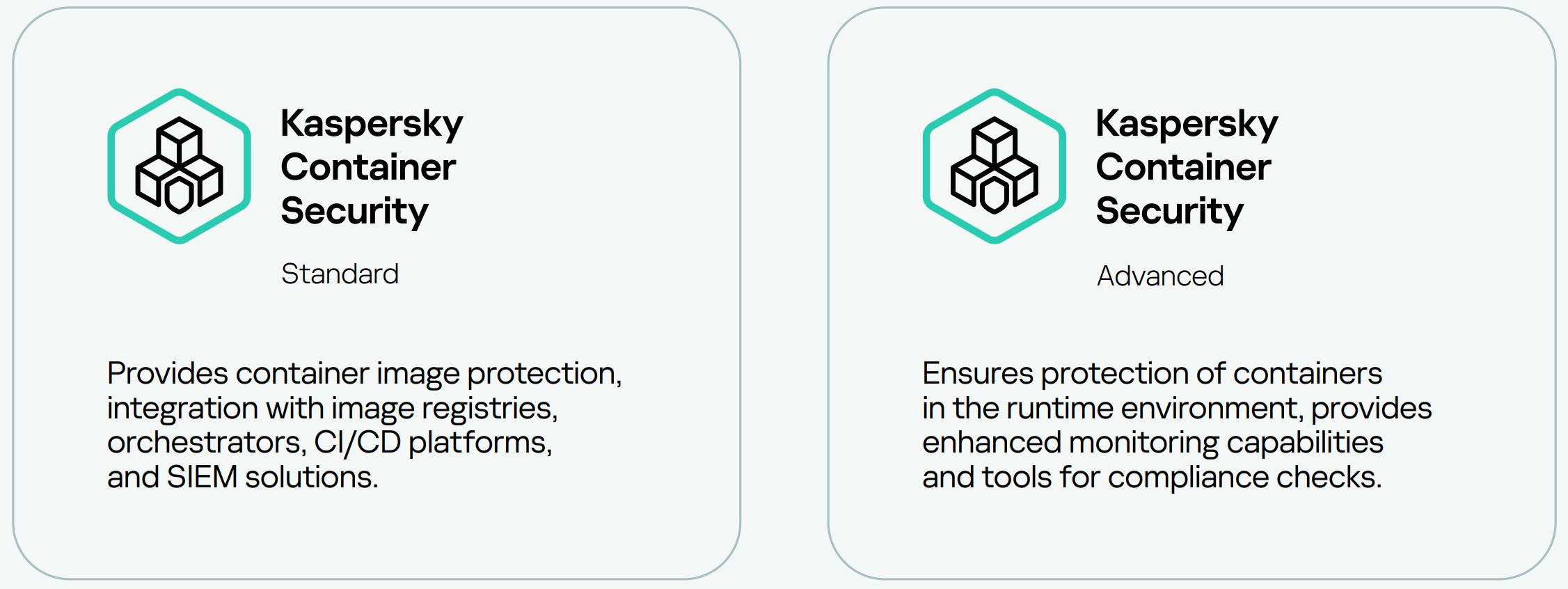 سطوح Kaspersky Container Security ​