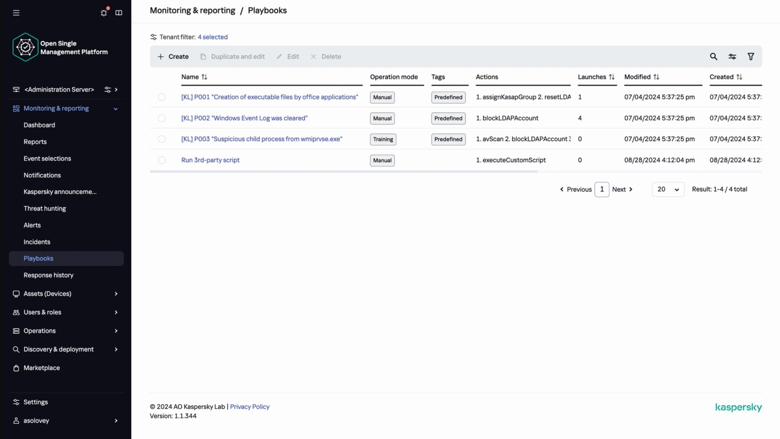 Automation & orchestration in Kaspersky Next XDR Expert