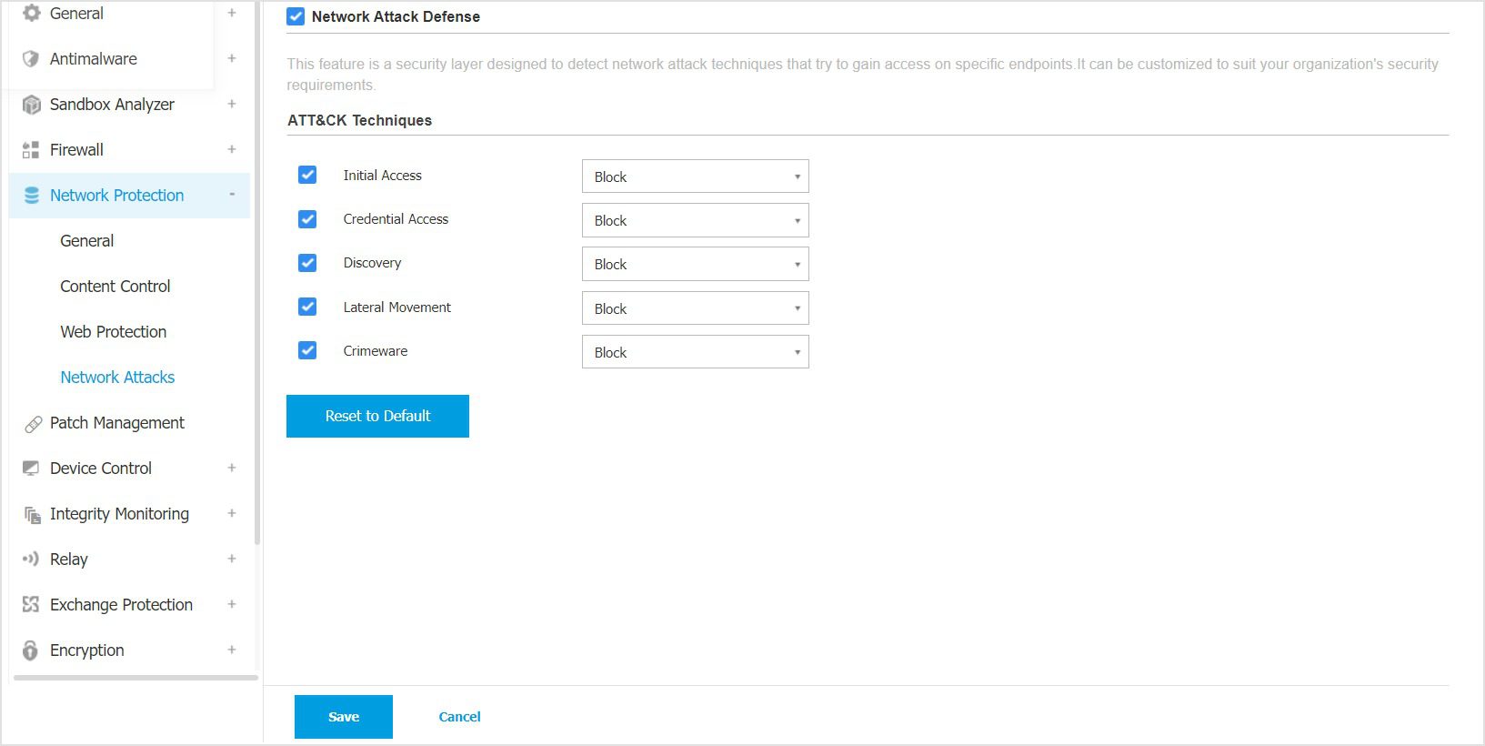Bitdefender GravityZone Business Security 9 network-attack-defense