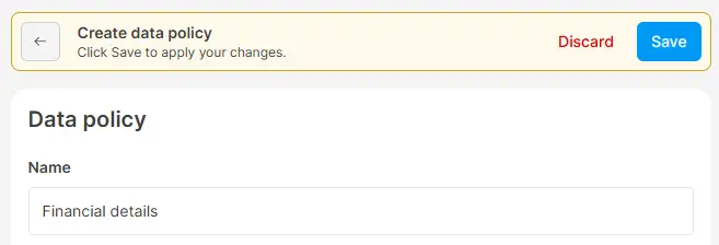 data policy